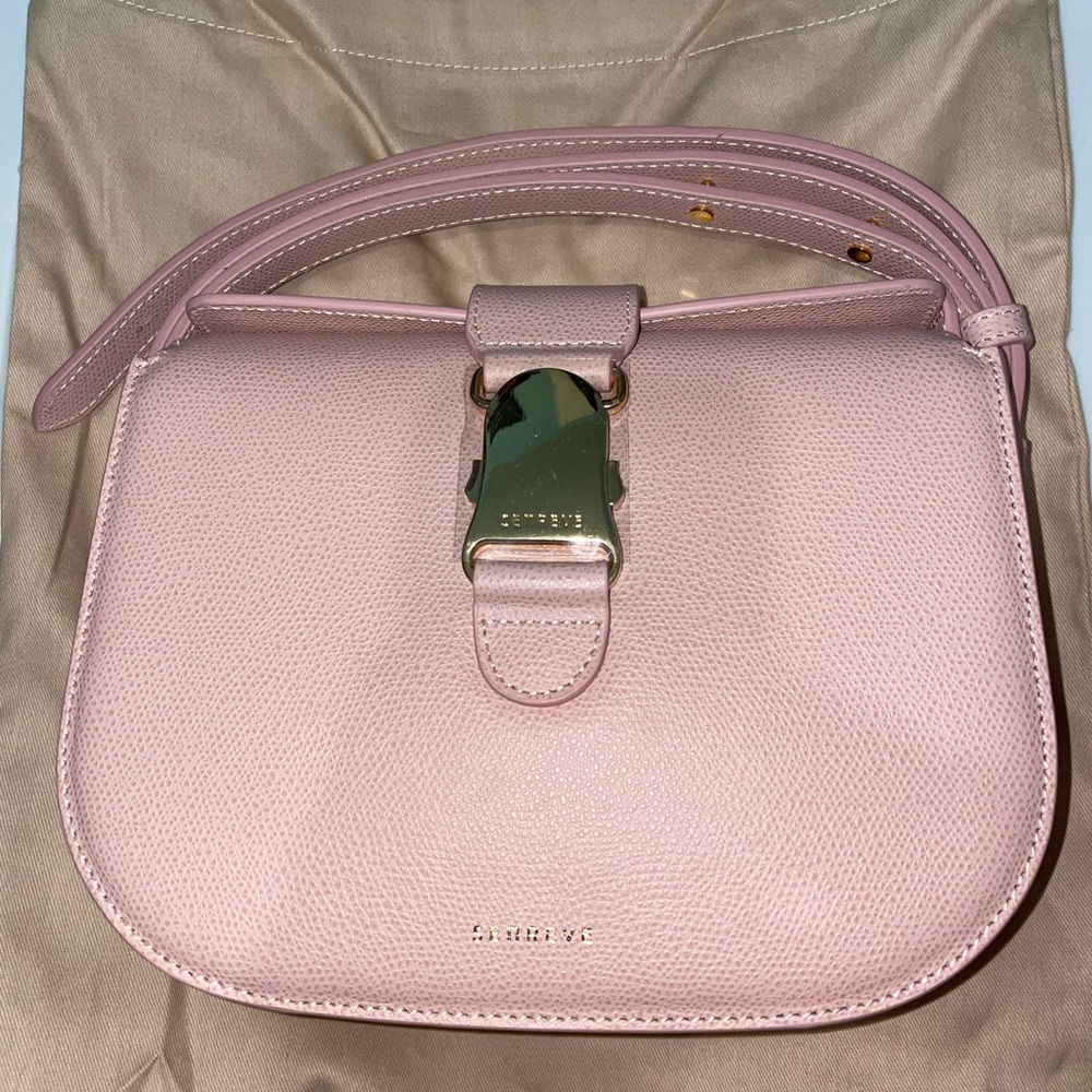 Senreve Cadence Crossbody Pebbled Ballet, Gold